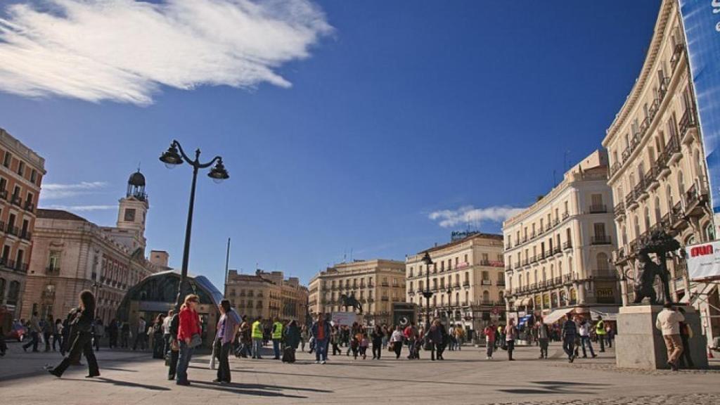 Puerta del Sol de Madrid.
