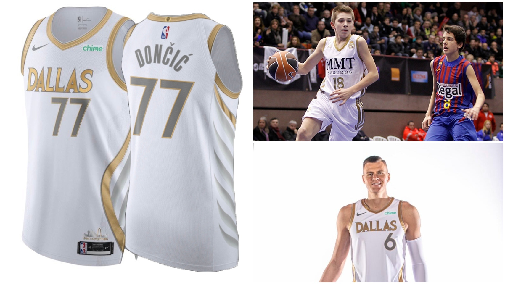 La camiseta CIty Edition de los Dallas Mavericks y su guiño a Doncic y al Real Madrid