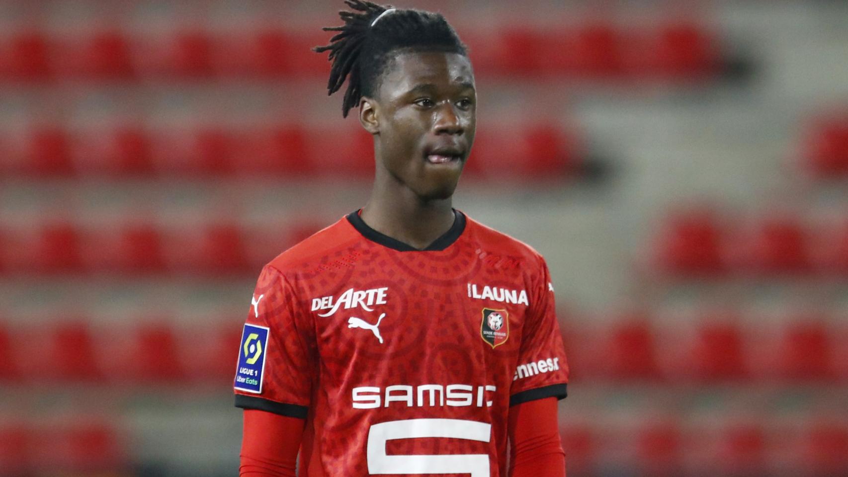 Eduardo Camavinga, con el Rennes