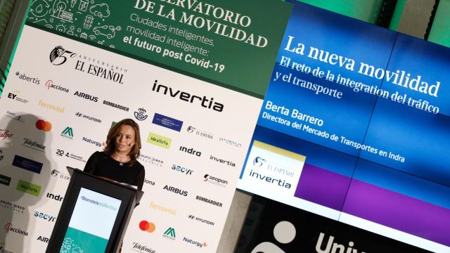 Berta Barrero, directora general de Transportes de Indra.