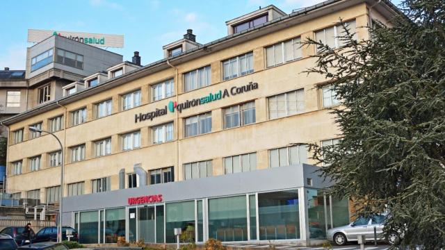 Las chispas de una máquina en el Hospital Quirón de A Coruña movilizan a los bomberos