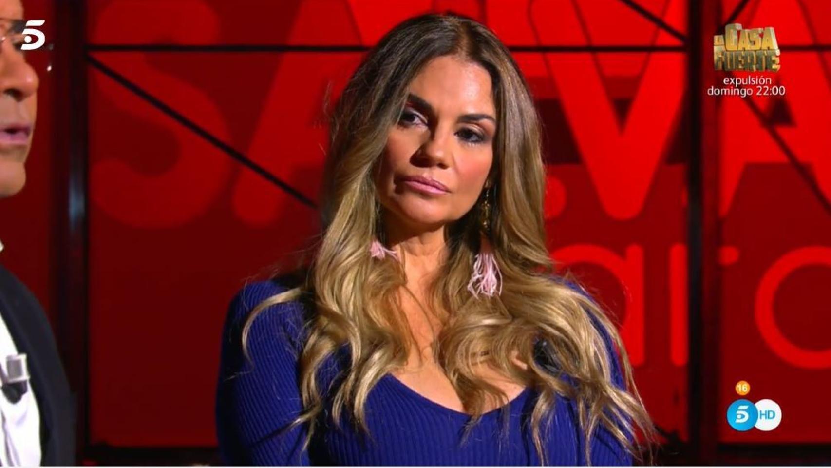 Sylvia Pantoja en el plató de 'Cantora: la herencia envenenada 3'.