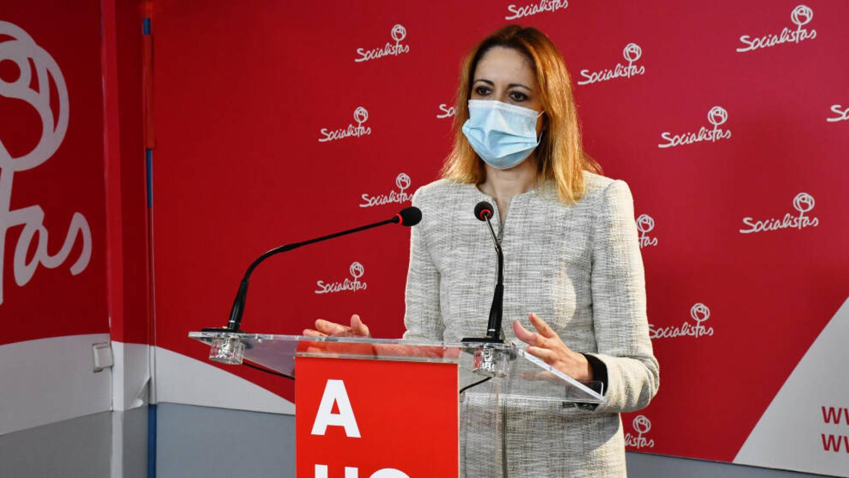 La vicesecretaria del PSOE de Castilla-La Mancha y eurodiputada Cristina Maestre