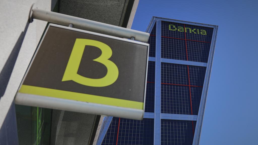 Sucursal y sede de Bankia en Madrid.