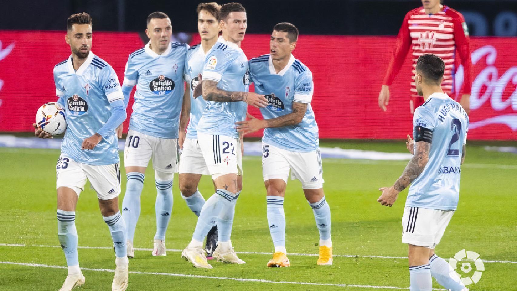 Brais, Aspas, Denis y Mina volvieron a liderar el ataque celeste con un juego combinativo.