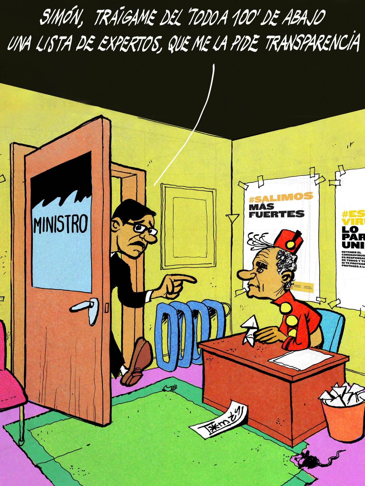 La lista de expertos