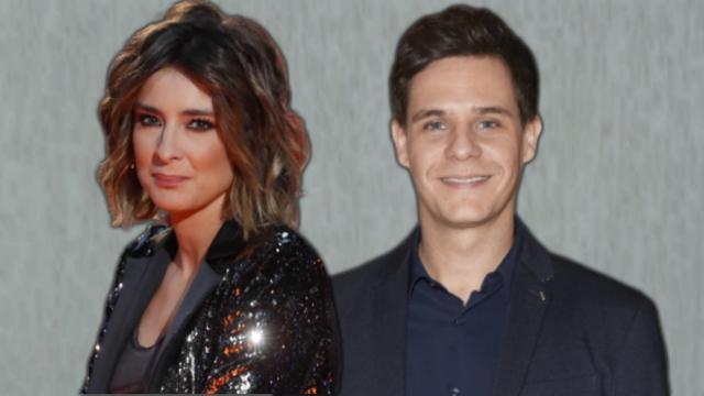 Sandra Barneda y Christian Gálvez  en montaje de JALEOS.