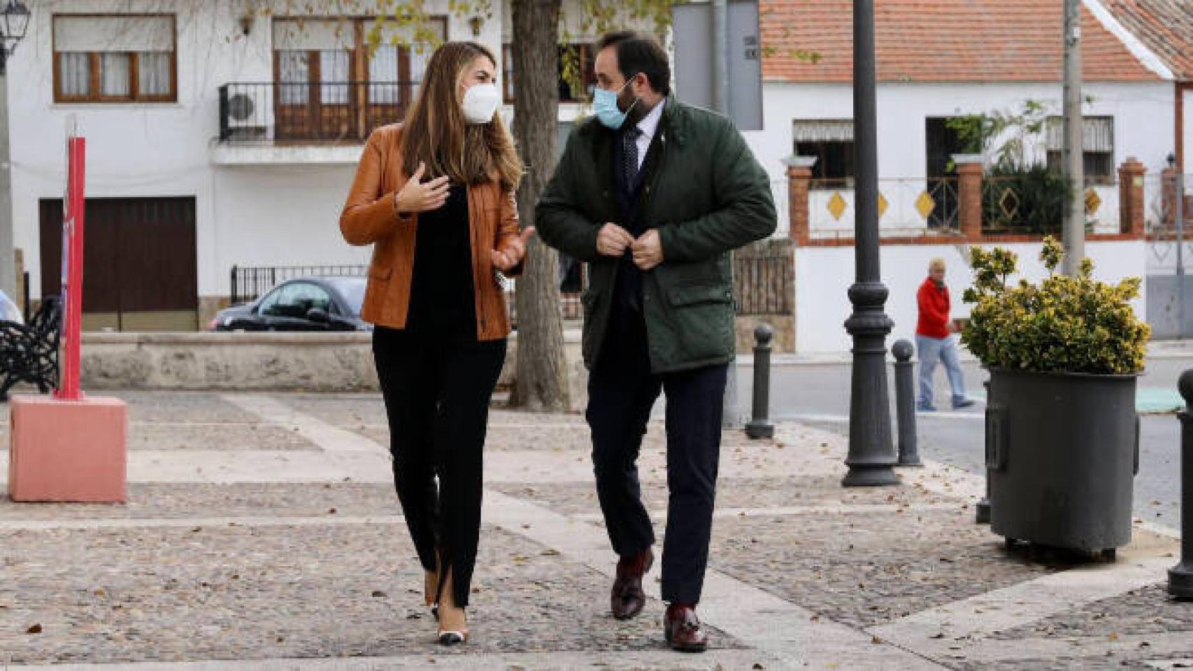 Paco Núñez en su visita a Esquivias