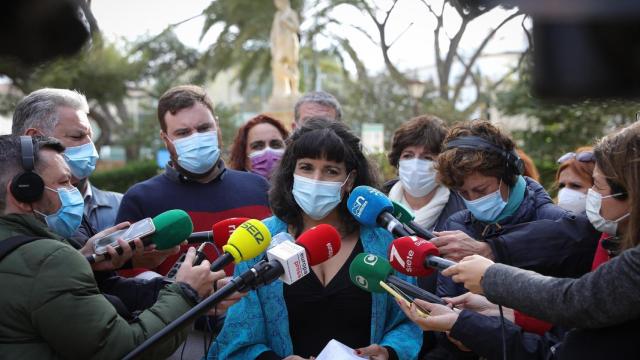 La excoordinadora de Adelante Andalucía, Teresa Rodríguez.