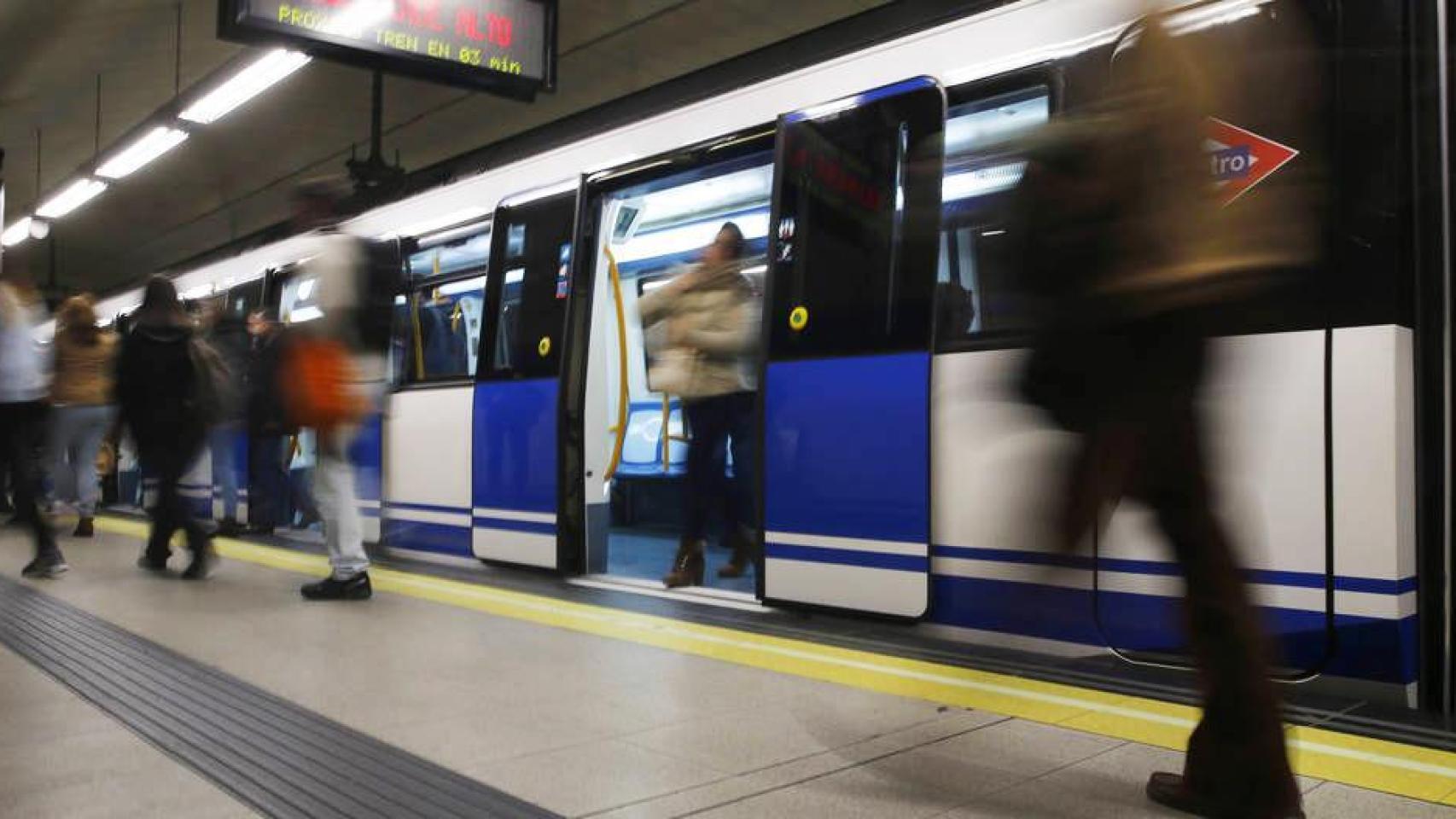Estación de Metro de Madrid. Efe
