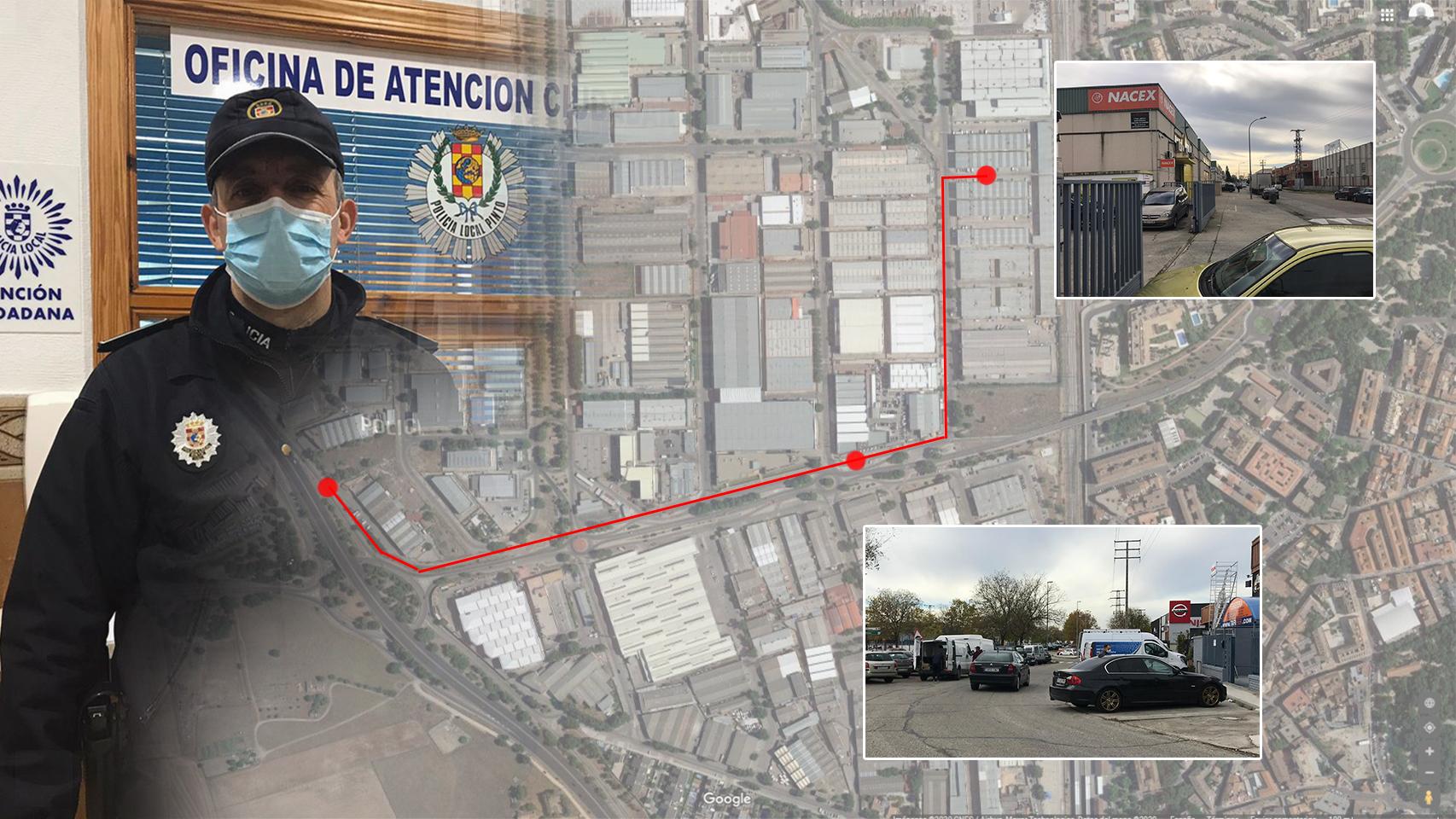 El oficial Javier Delgado traza a EL ESPAÑOL las líneas de lo ocurrido.