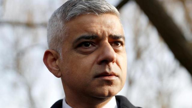 El alcalde de Londres, Sadiq Khan.