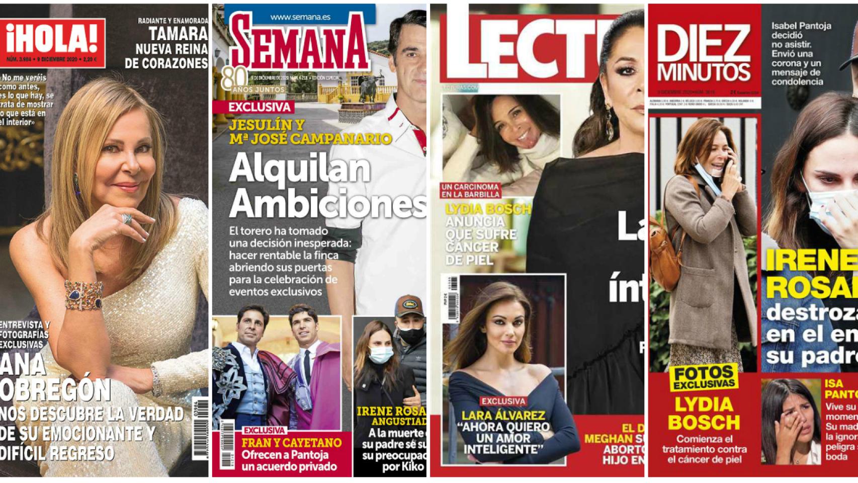 Estas son las revistas de este miércoles.