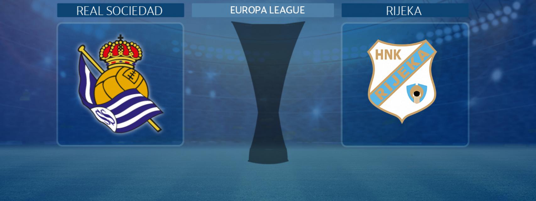 Real Sociedad - Rijeka, partido de la Europa League