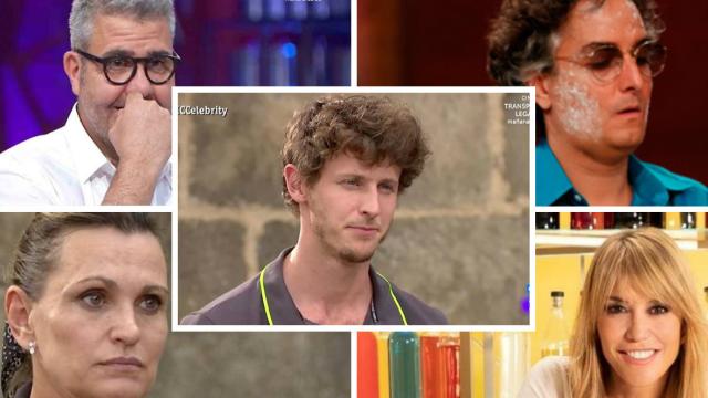 Los cinco finalistas de 'MasterChef Celebrity 5' que este martes libran su batalla final.