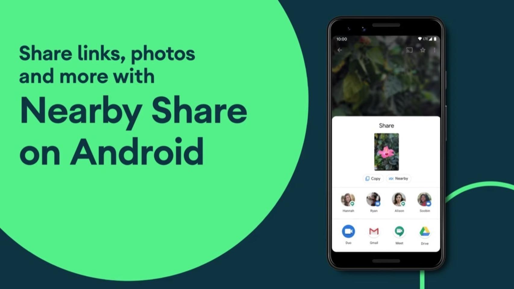 Podrás enviar apps entre teléfonos con la actualización de Google Nearby