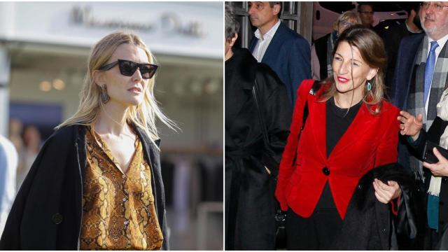 Marta Ortega y Yolanda Díaz.