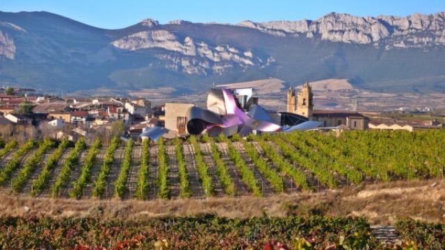 Bodega Marqués de Riscal en Elciego (Rioja Alavesa).