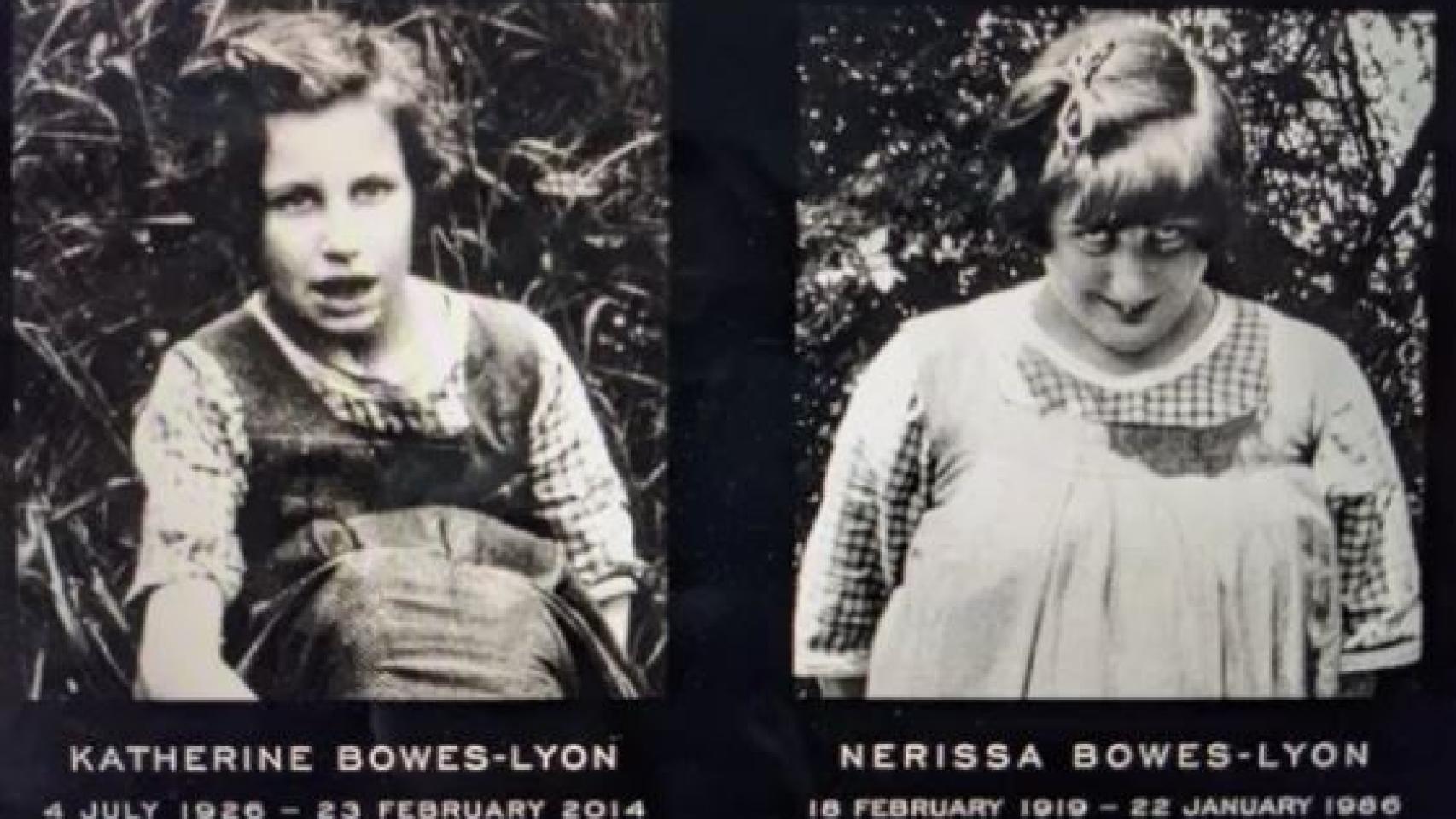 Imagen de las dos primas de Isabel II que aparece en la serie 'The Crown.