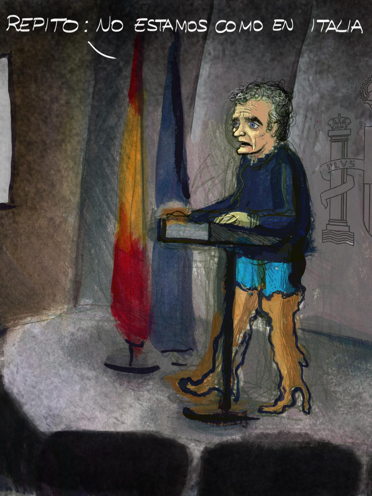 No estamos como en Italia