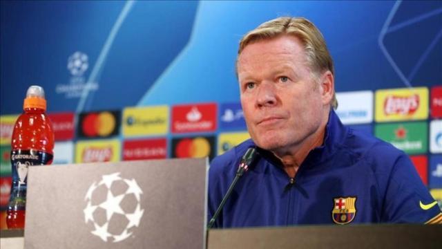 Ronald Koeman, en rueda de prensa