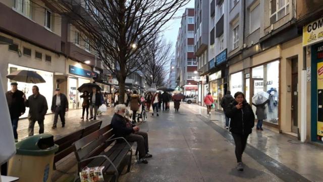 La calle Barcelona, en el Agra del Orzán.