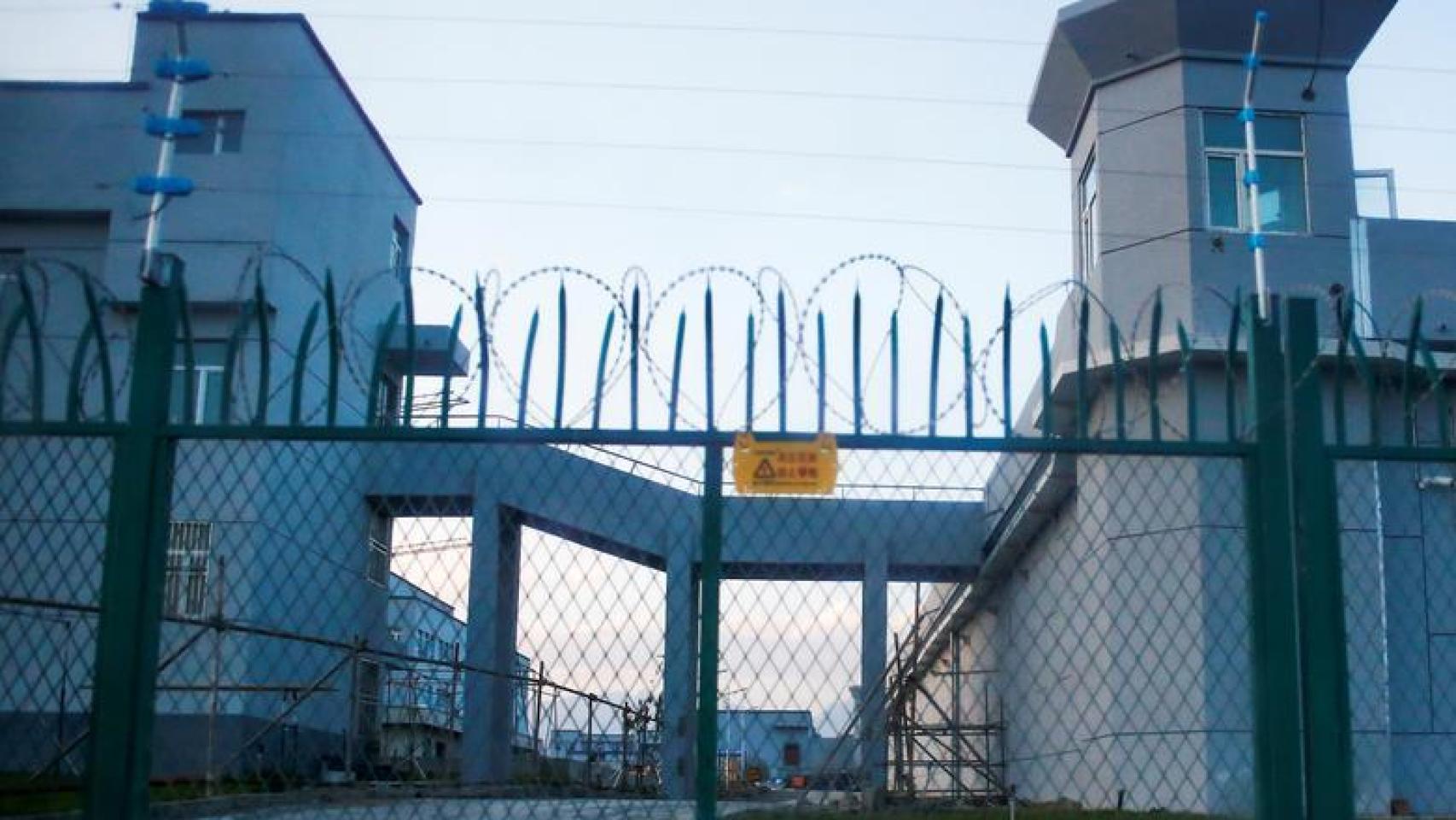 Uno de los campos de trabajo forzoso en Xinjiang.