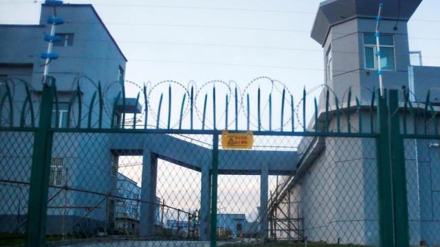 Uno de los campos de trabajo forzoso en Xinjiang.
