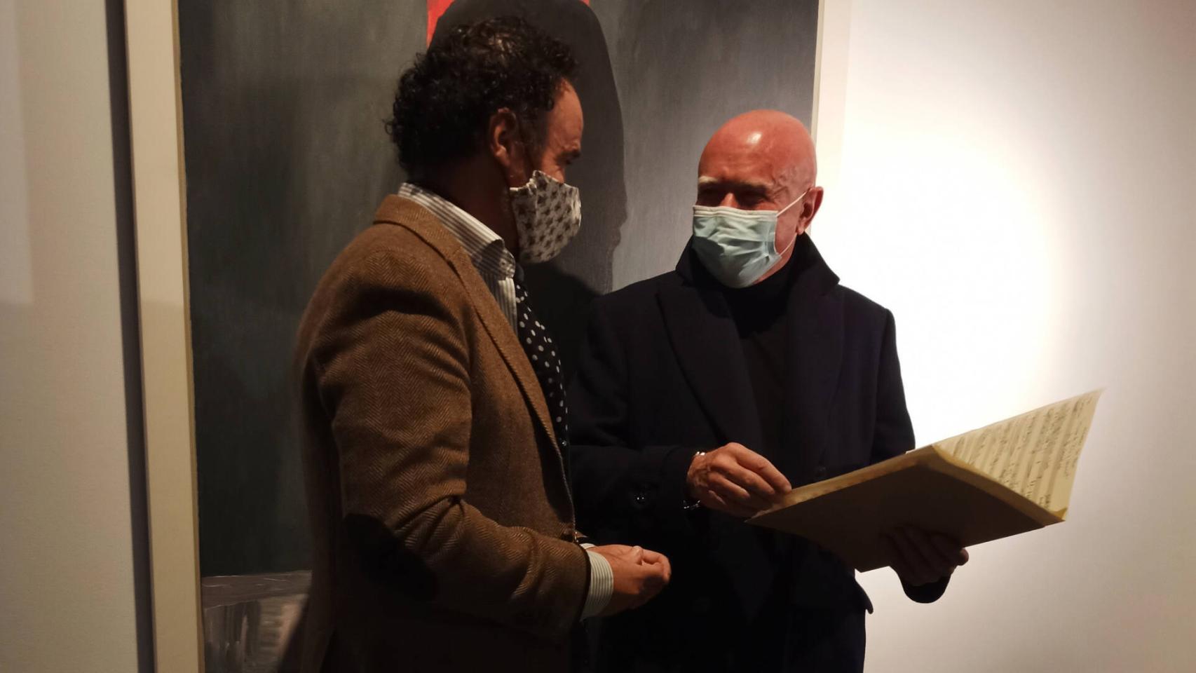José Zárate (i) y Roberto Polo (d), este jueves en Toledo