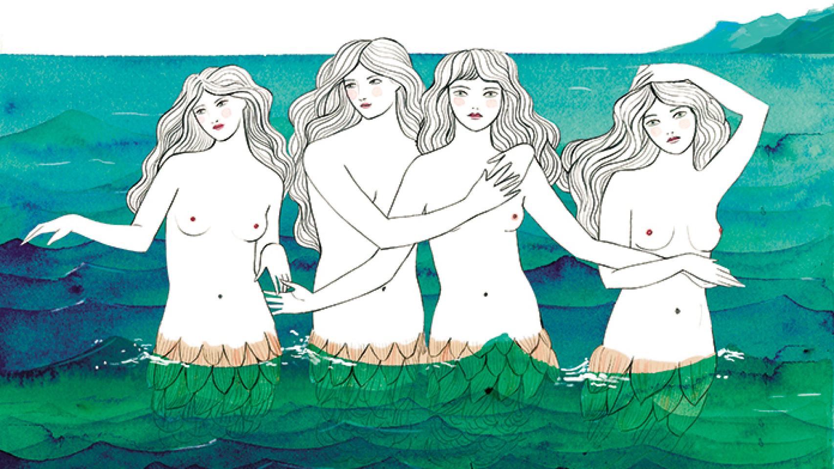 Ilustración de Lady Desidia para 'El jardín secreto de Virginia Woolf' (Lunwerg)