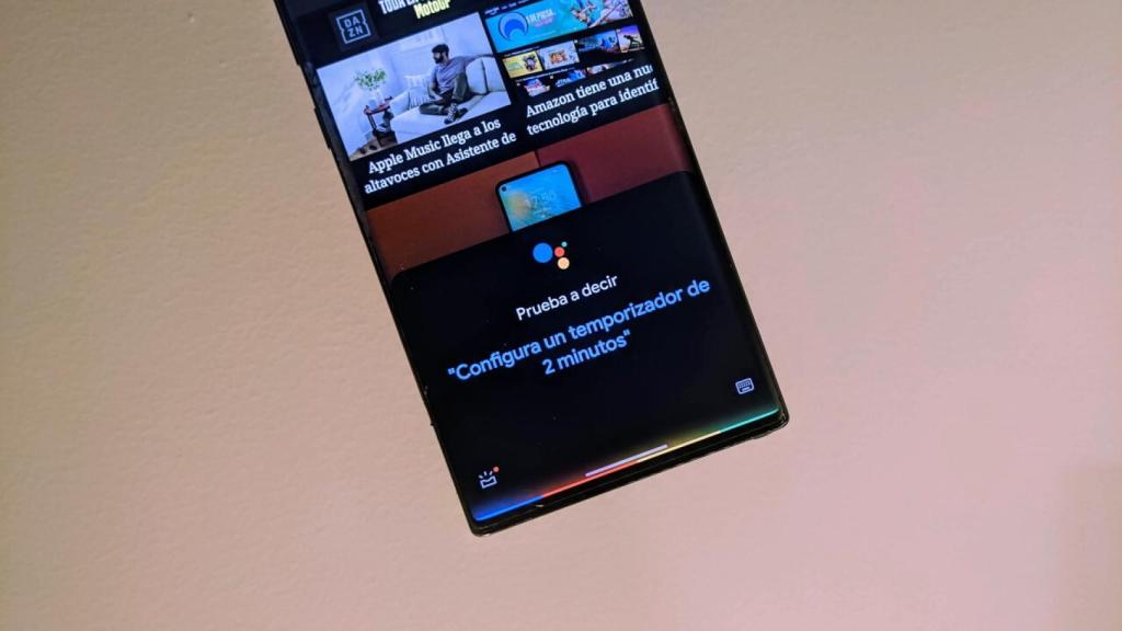 Prueba de audio de Google Assistant
