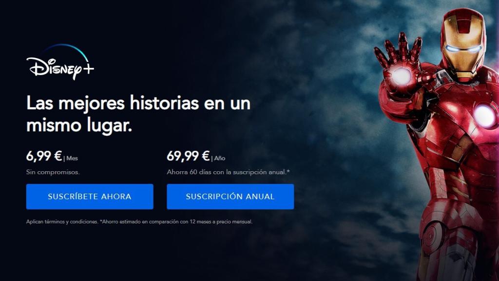 Precio de Disney+ en su llegada a España