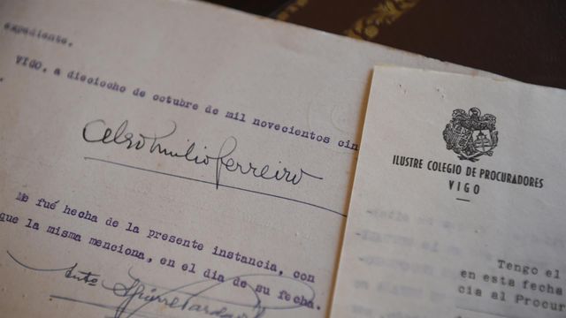 Los documentos inéditos del archivo incluyen cartas de Celso Emilio Ferreiro.