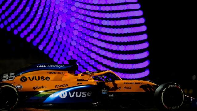 Carlos Sainz en el GP de Abu Dhabi