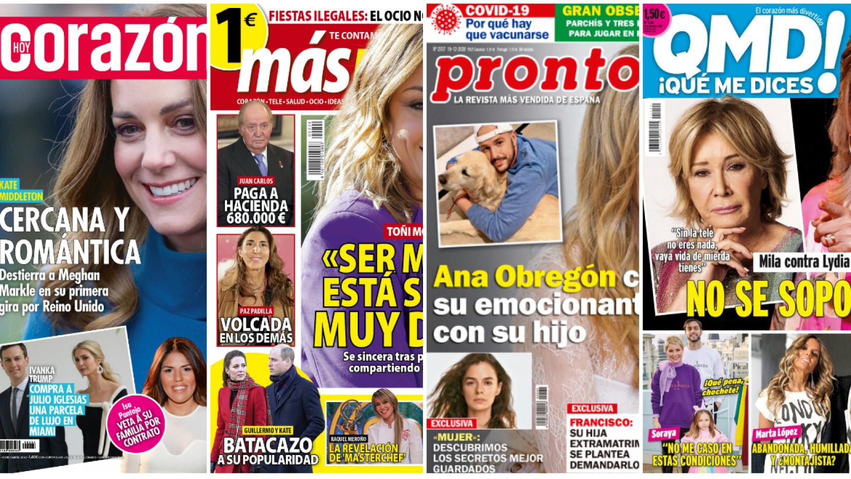 Estas son las revistas de este lunes.