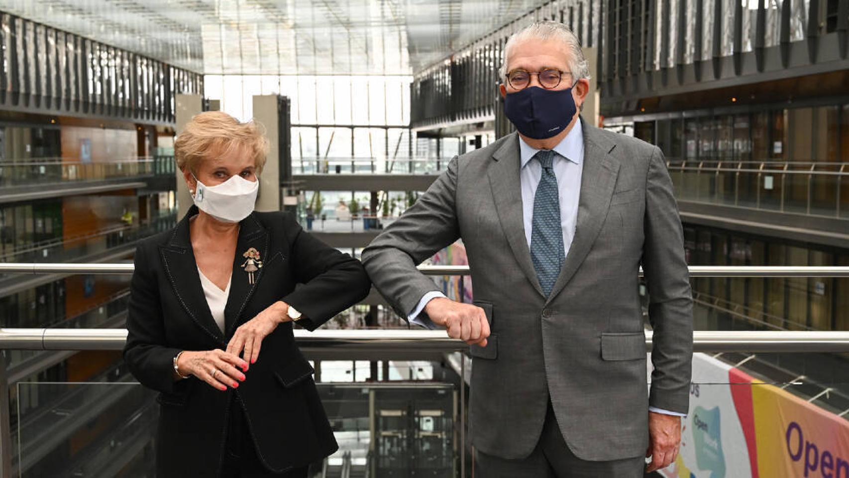 Carmen Quintanilla y José Bogas