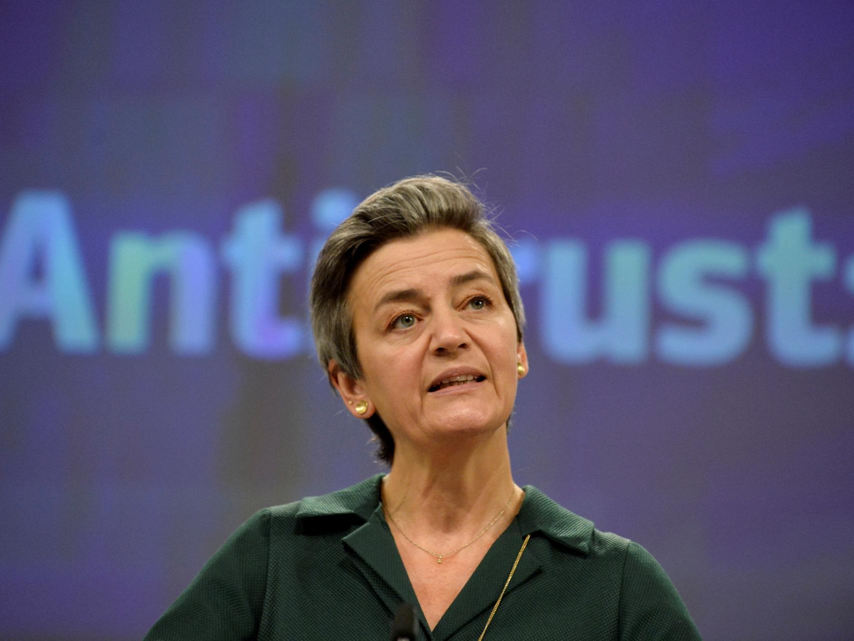 La vicepresidenta de la Comisión, Margrethe Vestager, es la máxima responsable de las nuevas reglas para plataformas