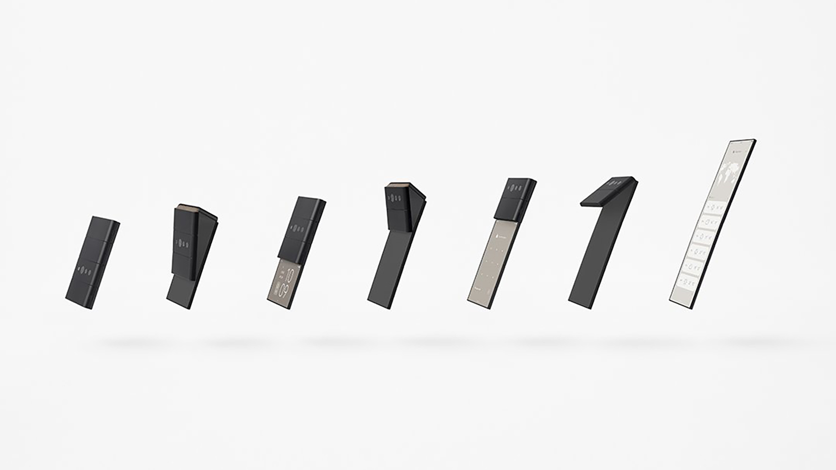 Concepto de móvil plegable de Oppo
