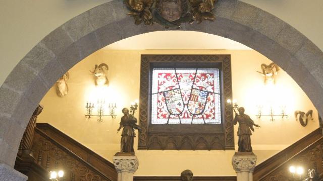 Acto judicial de entrega de llaves del Pazo de Meirás al Estado.