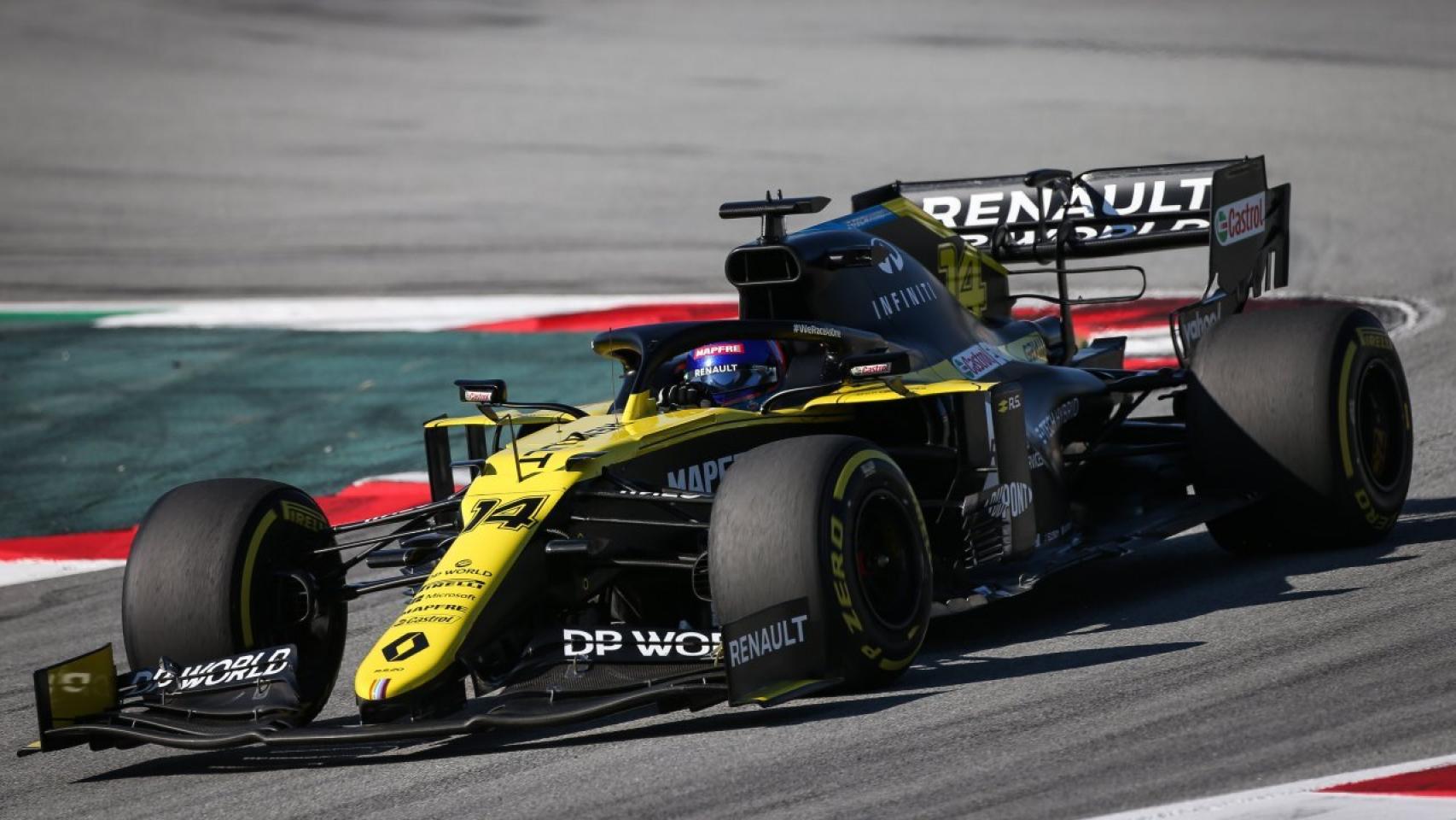 Fernando Alonso, con el Renault RS20