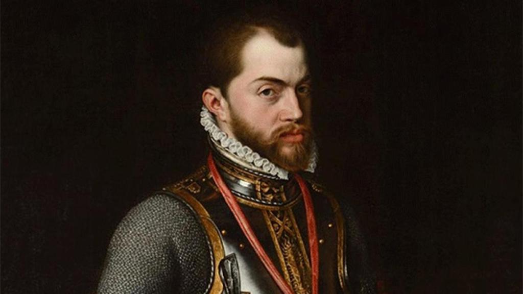 Felipe II retratado por el pintor Antonio Moro