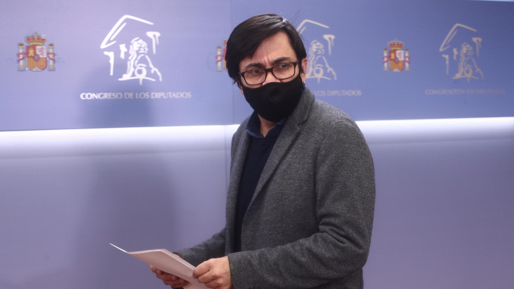 El secretario primero del Congreso y diputado de En Comú Podem, Gerardo Pisarello.