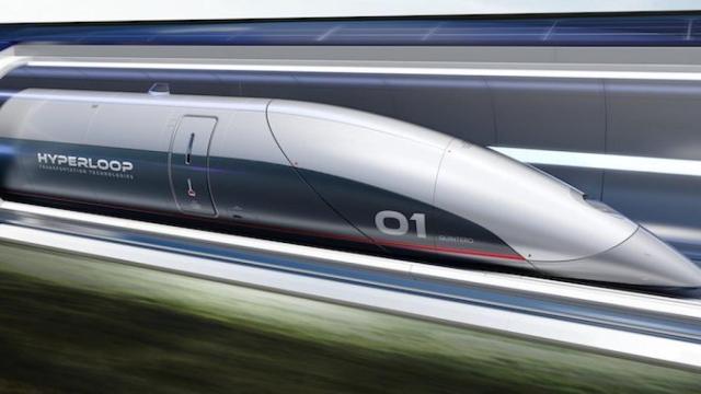 Imagen del HyperloopTT cápsula en tubo.