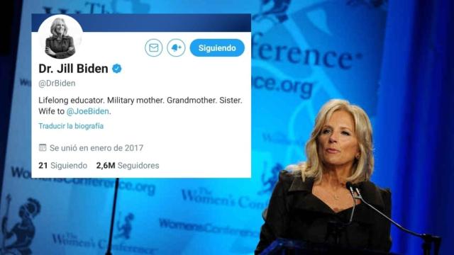 Jill Biden se refiere a sí misma como Doctora en entrevistas y en sus redes sociales.