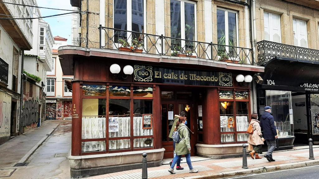 El Café de Macondo, en la calle San Andrés de A Coruña.