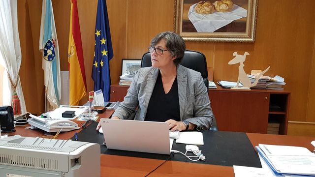 Eva García de la Torre,  alcaldesa socialista de O Porriño.