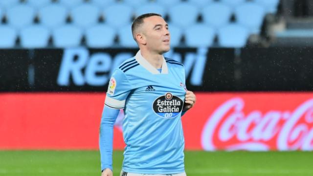 Iago Aspas en un encuentro ante el Cádiz