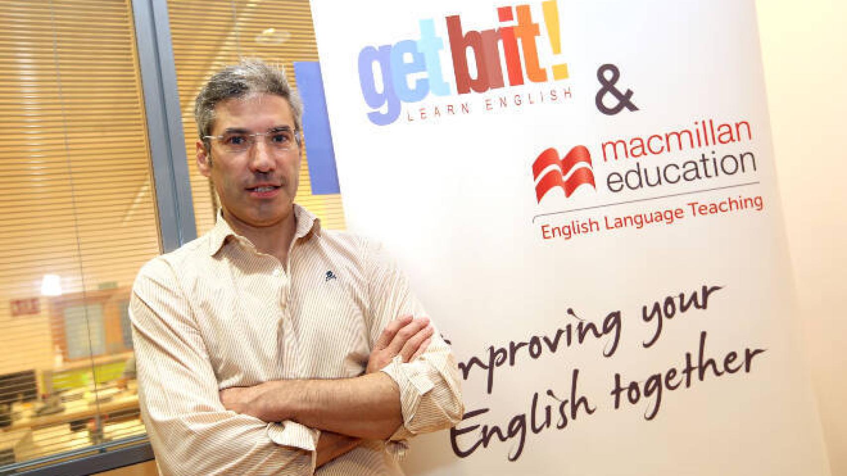 El empresario toledano Víctor Vicente, gerente de getbrit!