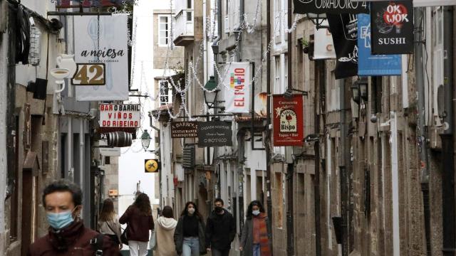 Santiago de Compostela, cerrada perimetralmente antes de la Navidad.