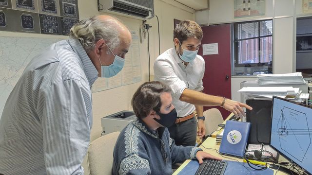 Técnicos del proyecto AISA.
